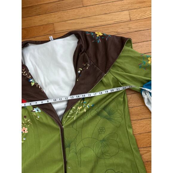 Womens Size L Miss Look Legends Of The Forest Coat Cape - Picture 7 of 8